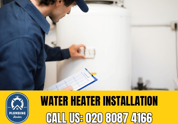 water heater installation Hackney